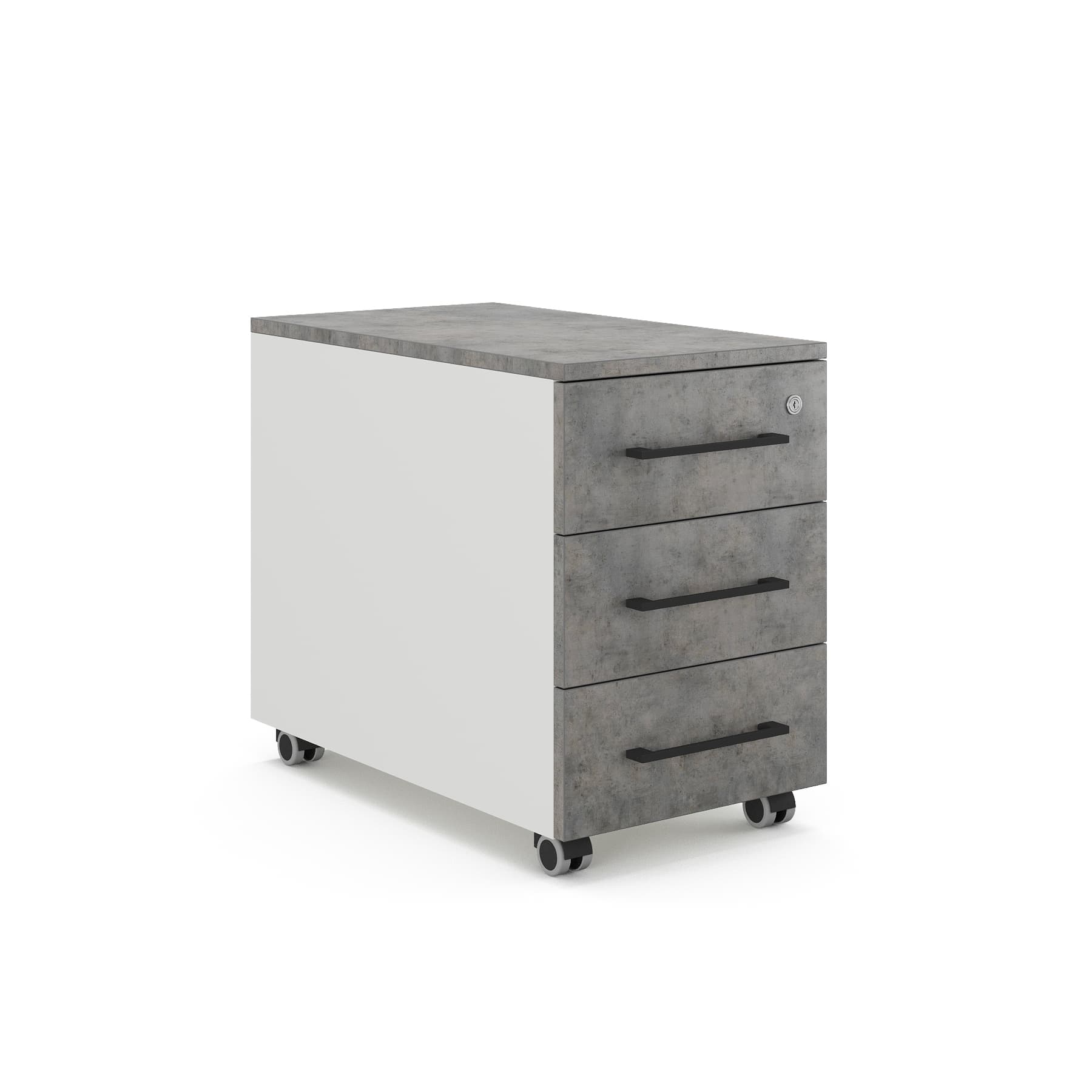 Тумба мобильная Kobor TМ3-40/70 white/chicago