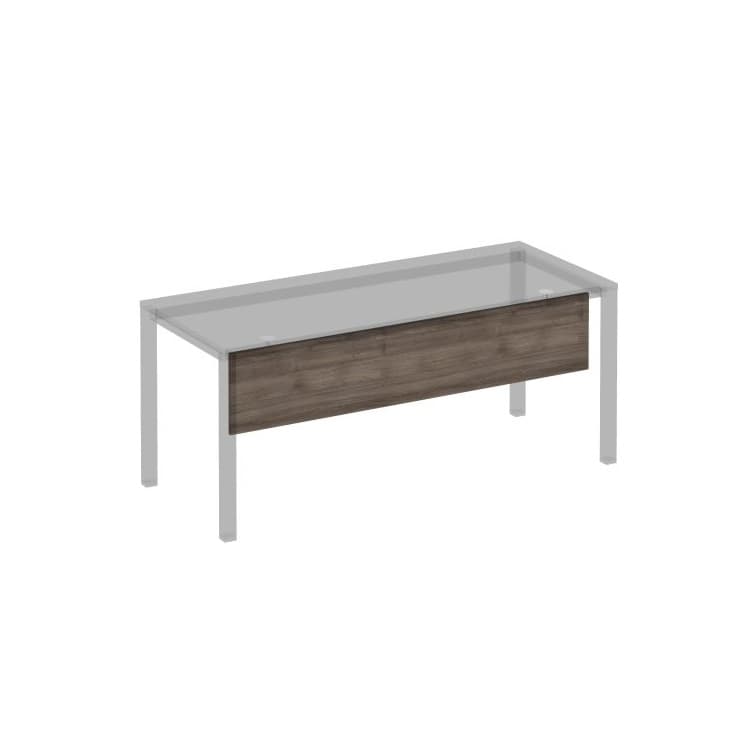 Экран стола защитный (ДСП) с кронштейнами для стола 180 на белом металлокаркасе Юнитекс Комфорт КФ К.Б 815 ШТ дуб шамони темный