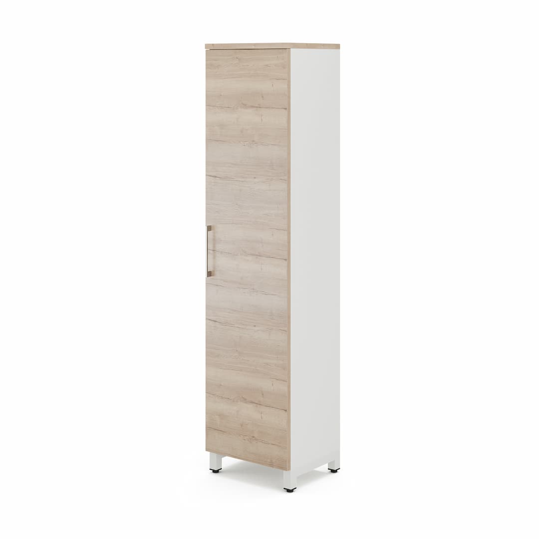 Шкаф распашной Kobor HR/5-45/60/M white/natural