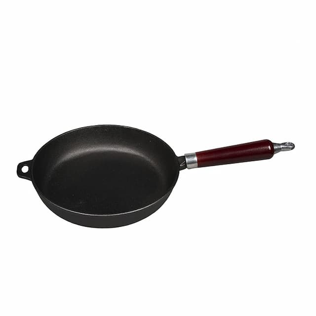 Сковорода P.L. Proff Cuisine 28 см, с дерев. ручкой чугун, арт. 92001135