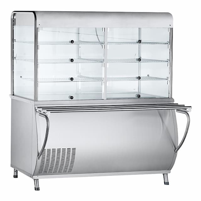 Прилавок-витрина Abat ПВВ(Н)-70М-С-ОК