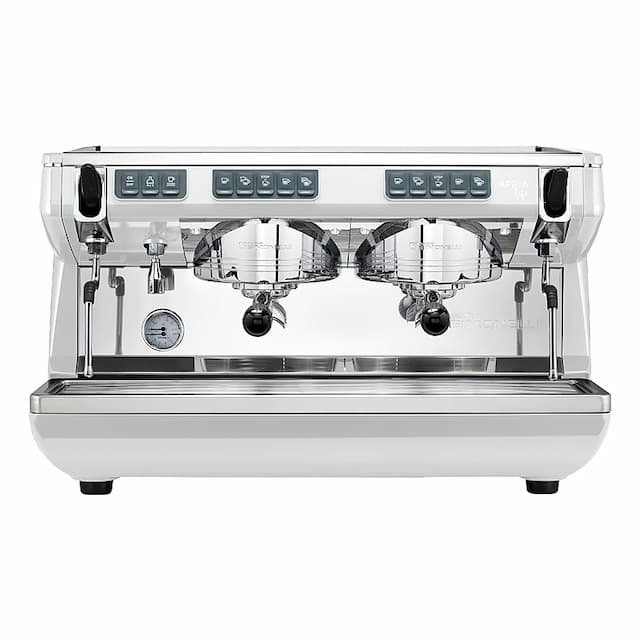 Кофемашина Nuova Simonelli Appia Life 2Gr V белая, высокие группы, экономайзер, автомат