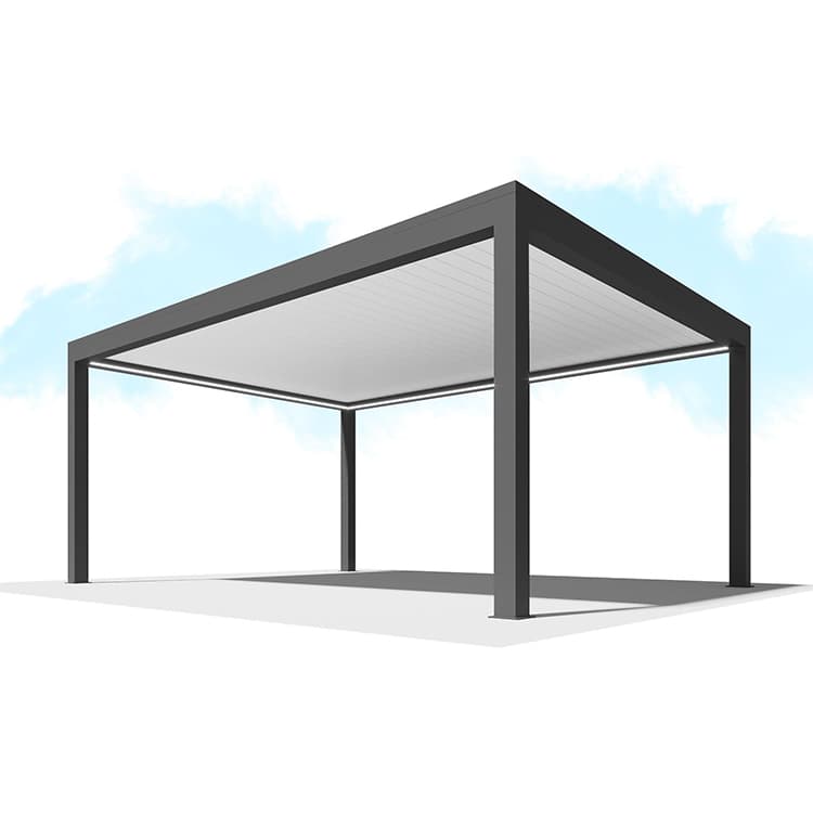 Пергола Сити-Форм Pergola В500-25П Bioclimatic с поворотными ламелями ЛАМЕЛЬ 250 X 53 (4,5х4,0) 1 модуль