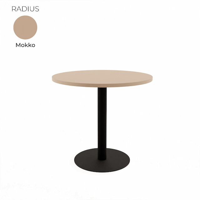 Стол обеденный круглый Алсав 21RADIUS.008 Mokko