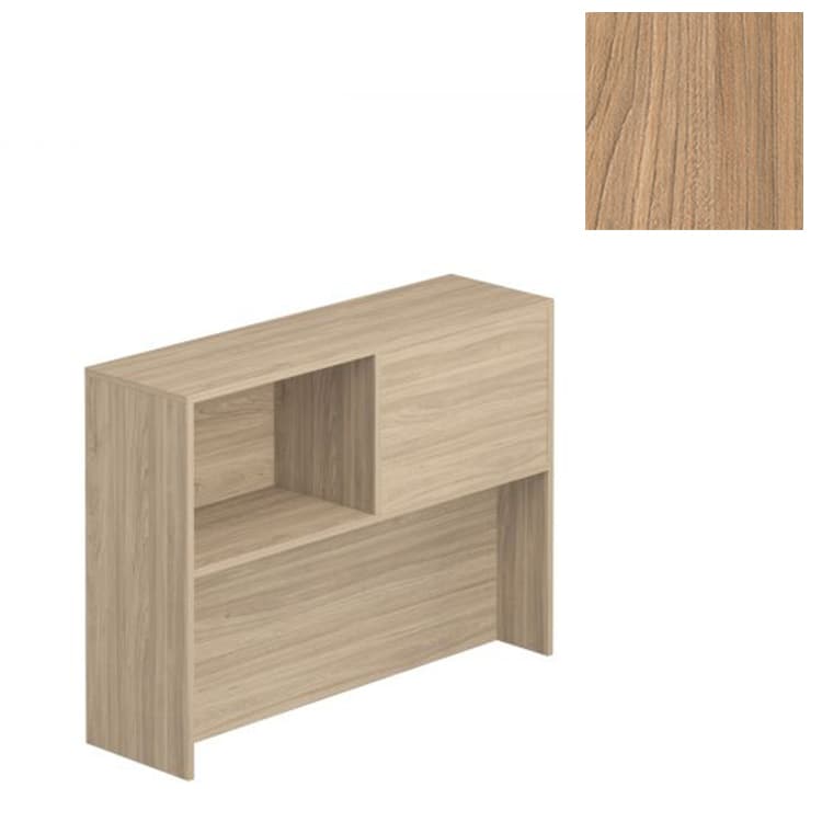Надстройка к столу с экраном до столешницы Юнитекс Формула (140x40x101) ФР 796 ВЗ вяз светлый