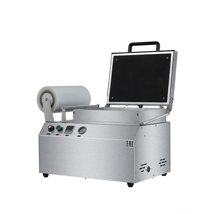 Скин-упаковочная машина Hualian Machinery HLV-300VST NEW (глубина лотка 55 мм)