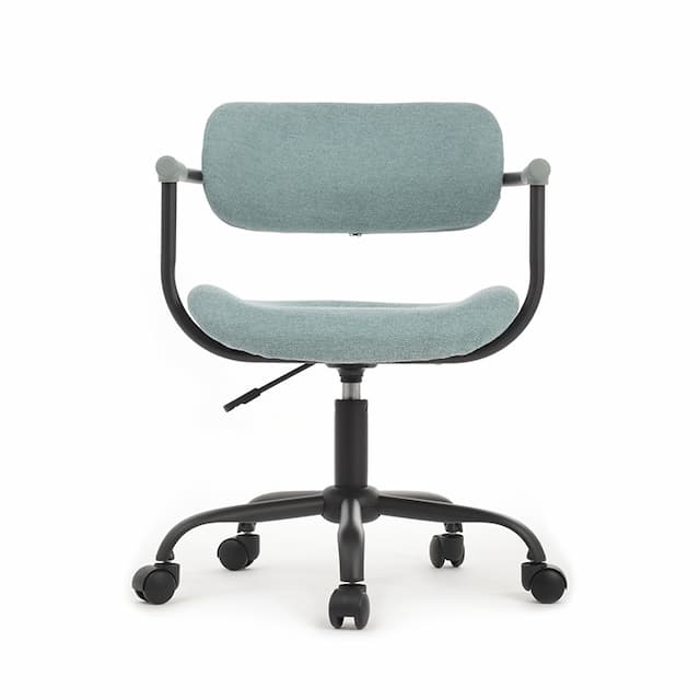 Кресло RV DESIGN Kolin W-231 чёрный каркас/голубая ткань