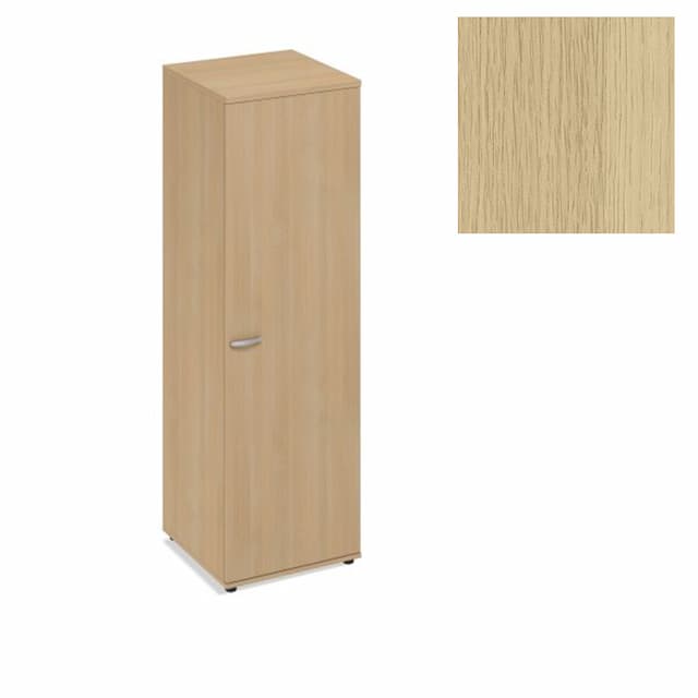 Шкаф для одежды глубокий узкий Юнитекс А4 (60x59x193) А4 9312 НД натуральный дуб
