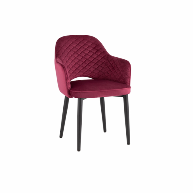 Стул-кресло Клен Веспер сгр116/7 с простежкой NP (бордовый)