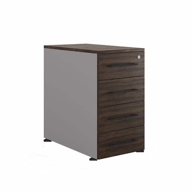 Тумба приставная Kobor TS4-40/80 aluminum/charlston