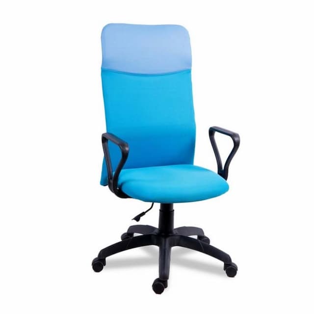 Кресло компьютерное Мирэй Астра А Самба эконом пиастра (голубой), ткань цветная серия В