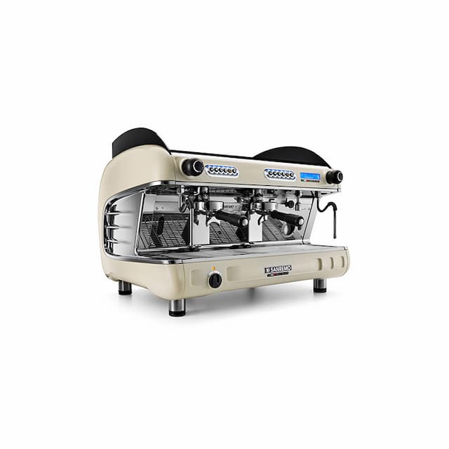 Кофемашина Sanremo Verona 2GR SED+CW (с подогревателем чашек), белая