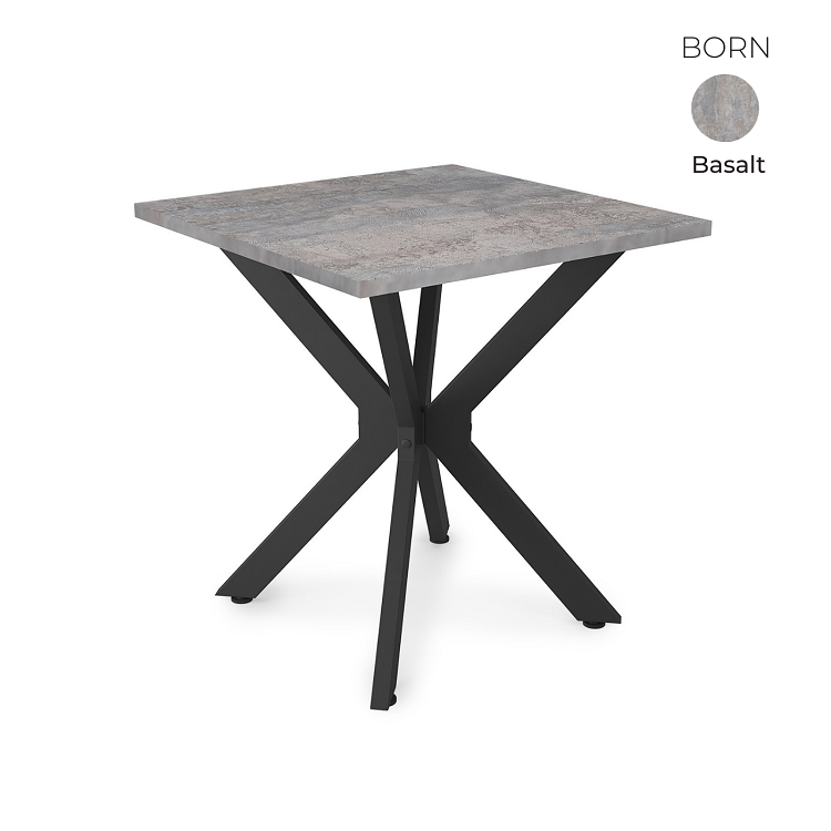 Стол обеденный квадратный Алсав 21BORN-K.700 Basalt