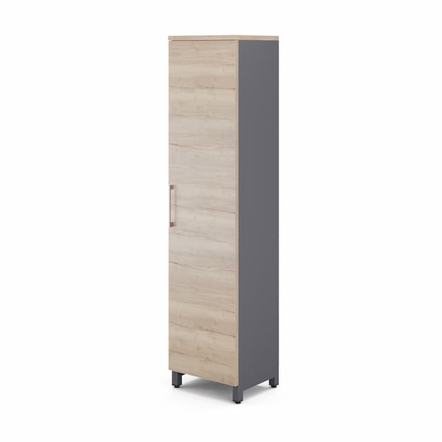 Шкаф распашной Kobor HR/5-45/60/M graphite/natural