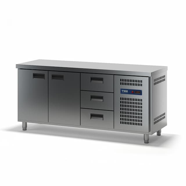 Стол холодильный ТММ СХСБ-К-1/2Д-3Я (без борта)(1835х700х870)
