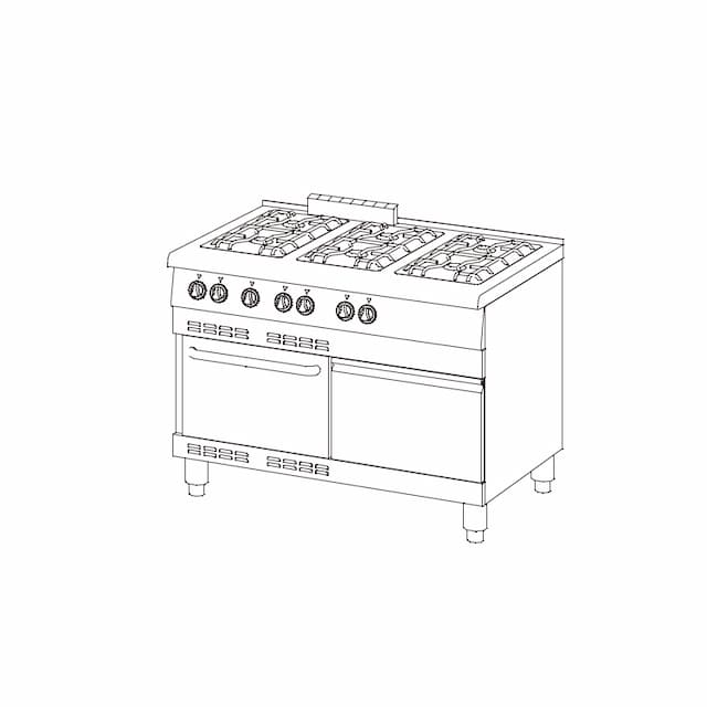 Плита газовая Ascobloc MGH 617 