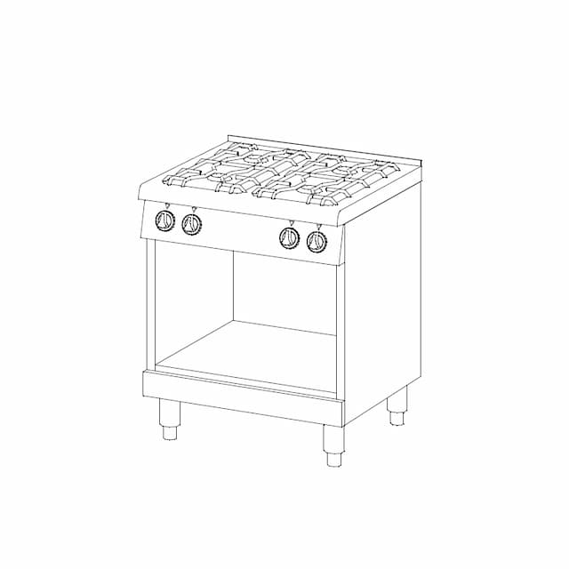Плита газовая Ascobloc AGH 410