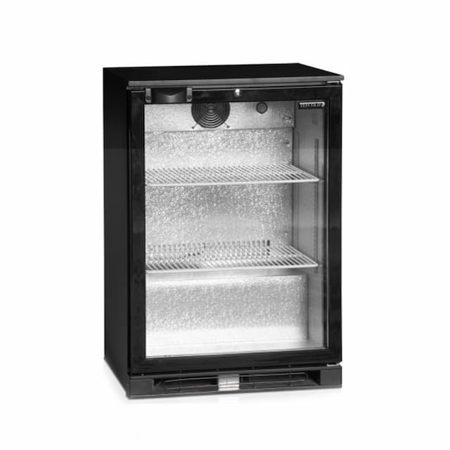 Шкаф холодильный со стеклом TEFCOLD DB125H-I барный черный