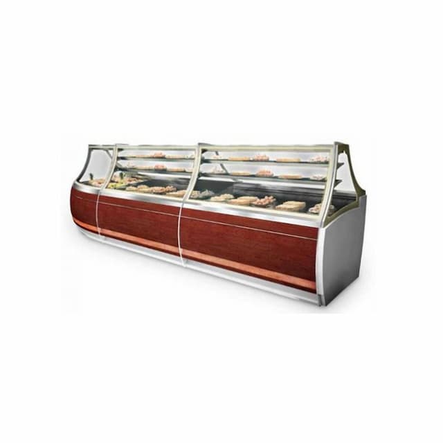Витрина кондитерская угловая ISA PAGODA ICONA AE 30 2M RV A H135