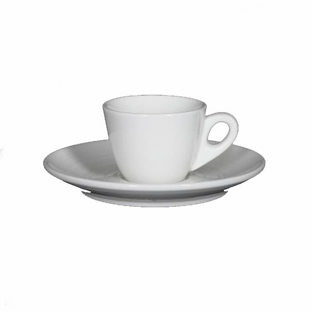 Чашка кофейная Corone Caffetteria 80 мл белый