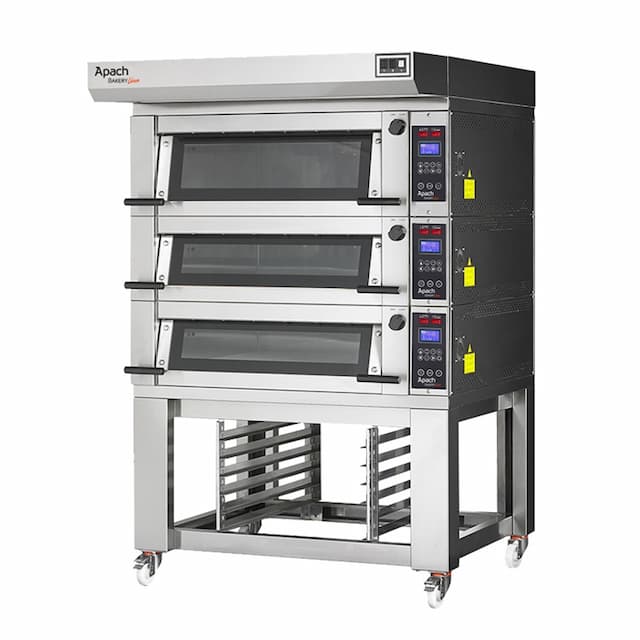 Печь подовая с подставкой с направляющими APACH BAKERY LINE E2K6SHSE DP