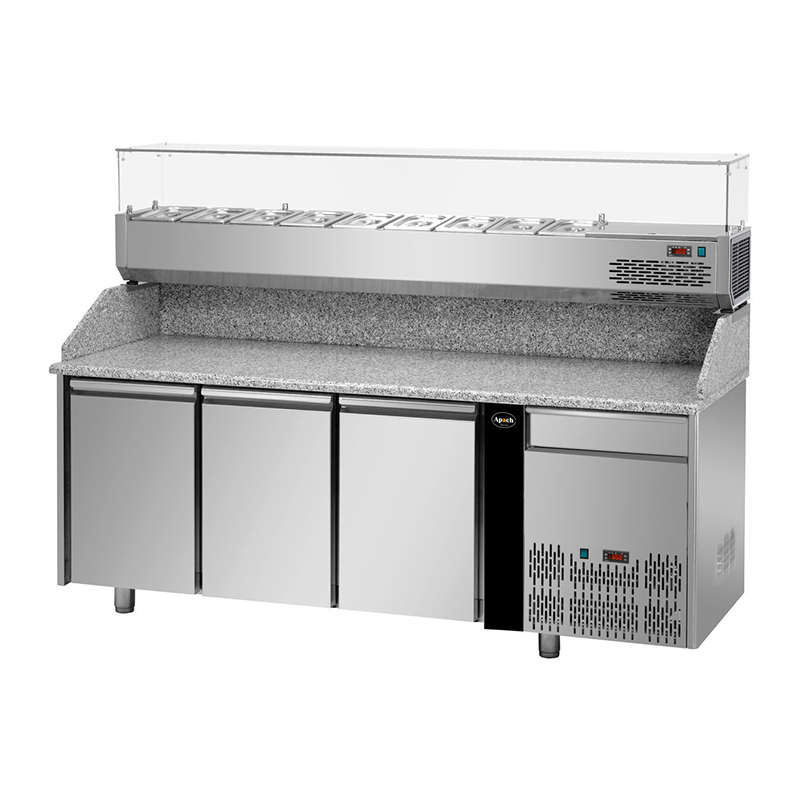 Стол для пиццы Apach APZ02D1+VR4 160 VD